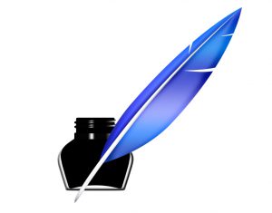 blue-quill-pen